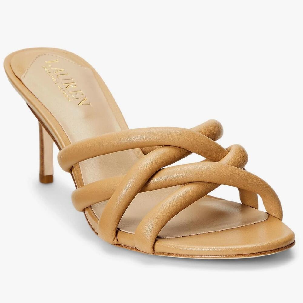 LAUREN RALPH LAUREN Liliana Sandals Tan Size 6 NEW